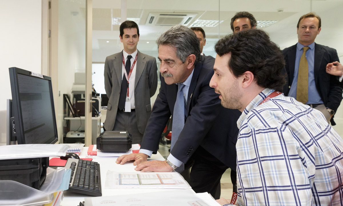 Tirso, Revilla visita Erzia, Cantabria