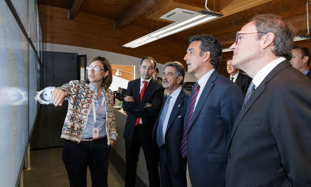Tirso, Revilla visita Santander Teleport, Cantabria