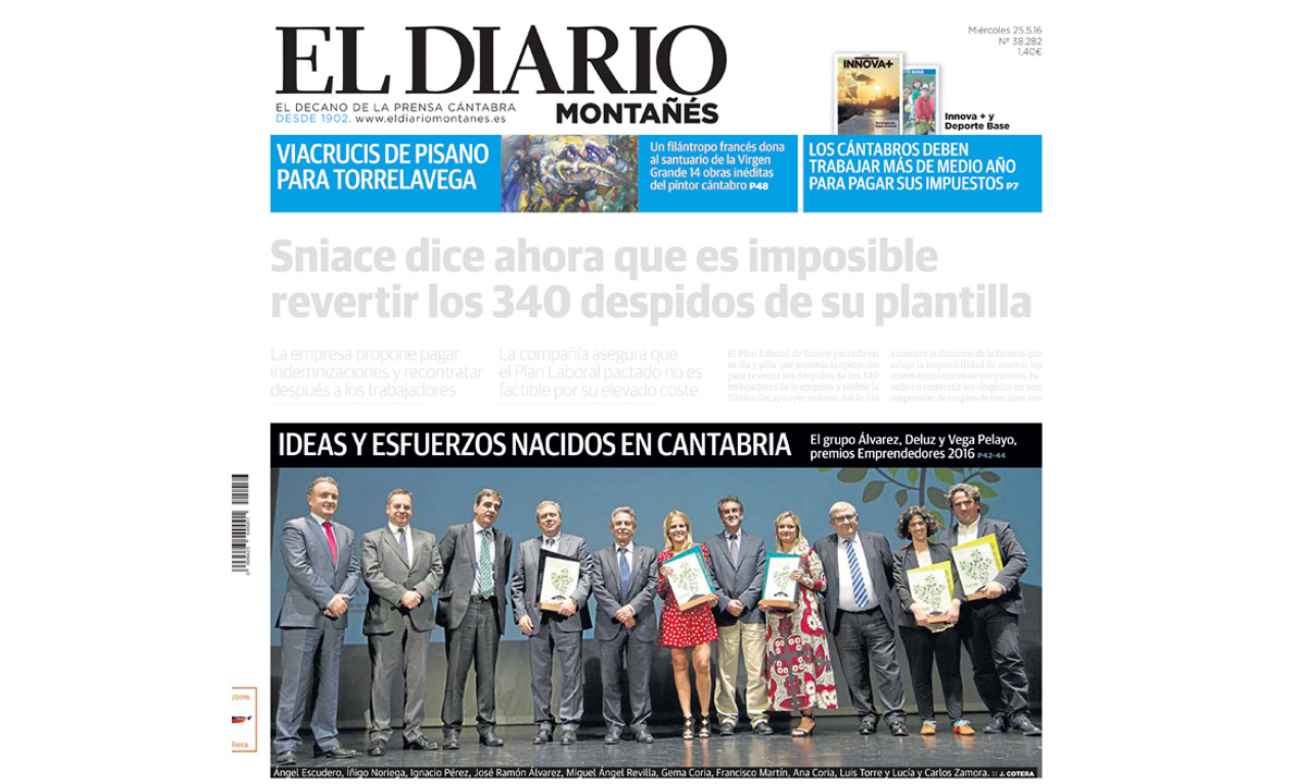 Tirso, premios emprendedores de cantabria, recuperación y reciclaje, siderurgia